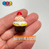 3D Strawberry Cup Cake Fake Sweets Flatback Cabochons Decoden Charm 10 Pcs Playcode3 Llc