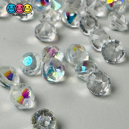 4Mm Diamond Shape Acrylic Rhinestone Beads Caviar Faux Sprinkles Decoden Slime Supplies Jewerly
