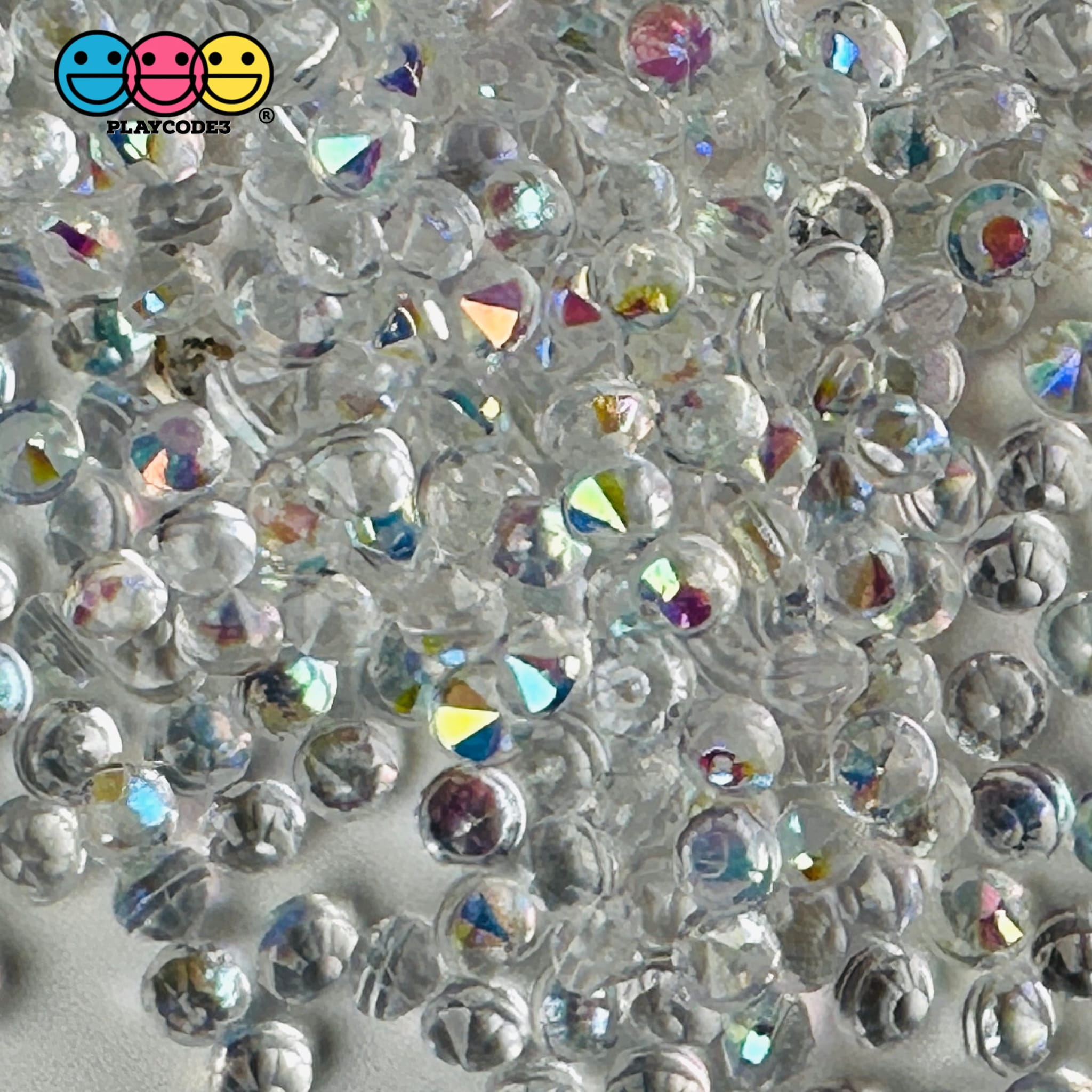 100pcs Small K9 Glass Rhinestones - Flatback, Blend Shapes For Nail Art & DIY