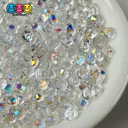 4Mm Diamond Shape Acrylic Rhinestone Beads Caviar Faux Sprinkles Decoden Slime Supplies Jewerly