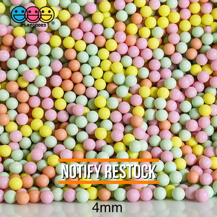 Nonpareil Faux Beads Easter Pastel Holiday Mix Decoden - 20 
