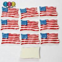 4Th Of July American Flag Flatback Cabochons Decoden Charm 10 Pcs Playcode3