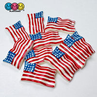 4Th Of July American Flag Flatback Cabochons Decoden Charm 10 Pcs Playcode3