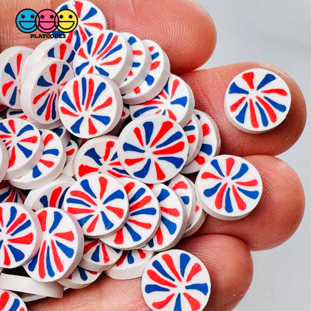 4Th Of July Fireworks Holiday Summer Fake Clay Sprinkles Decoden Fimo Jimmies Slime Supplies