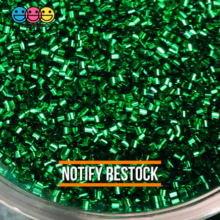 Bingsu Beads Metallic Red Green Gold And Black Slime Crafting 100 Grams / Green Bead