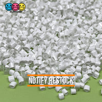 Bingsu Beads Metallic Slime Crafting 5 Colors 100 Grams / White Bead