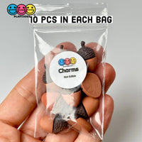 Acorn Charms Flat Back Autumn Thanksgiving Cabochons Decoden 10 Pcs Playcode3 Llc Charm