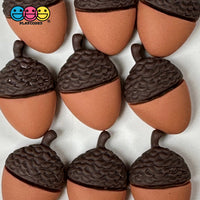 Acorn Charms Flat Back Autumn Thanksgiving Cabochons Decoden 10 Pcs Playcode3 Llc Charm