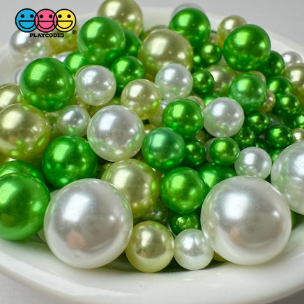 Saint Patrick Day Acrylic Beads 20/100G Holiday Faux Sprinkles Decoden Slime Supplies Jewelry Fake