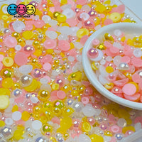 Acrylic Rhinestone Flatback 10/8/6/4Mm Beads Faux Sprinkles Decoden Slime Supplies Jewelry Fake