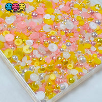 Acrylic Rhinestone Flatback 10/8/6/4Mm Beads Faux Sprinkles Decoden Slime Supplies Jewelry Fake