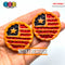 American Flag Apple Pie Miniature 3D Charms Fake Food (10 Pcs) Charm