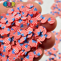 American Flag Disc Mix Fimo Patriotic Fake Bake Usa Sprinkles Confetti Funfetti 20 Grams Sprinkle