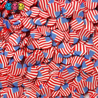 American Flag Disc Mix Fimo Patriotic Fake Bake Usa Sprinkles Confetti Funfetti Sprinkle