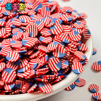 American Flag Disc Mix Fimo Patriotic Fake Bake Usa Sprinkles Confetti Funfetti Sprinkle