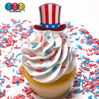 American Flag Theme Independence Day 4Th Of July Planar Patriotic Decoden 10Pcs