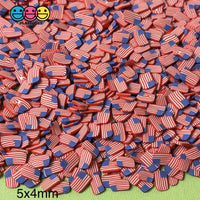 American Flag 4Th Of July Fimo Slices Fake Sprinkles 20/10/5Mm Sprinkle