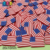 American Flag 4Th Of July Fimo Slices Fake Sprinkles 20/10/5Mm Sprinkle