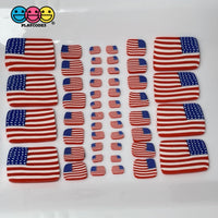 American Flag 4Th Of July Fimo Slices Fake Sprinkles 20/10/5Mm Sprinkle