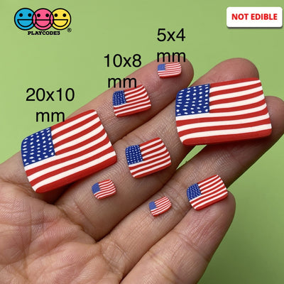 American Flag 4Th Of July Fimo Slices Fake Sprinkles 20/10/5Mm Sprinkle