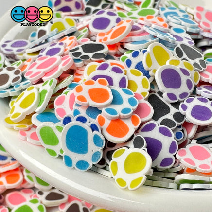 Animal Paws Multicolor Cartoon Fake Clay Sprinkles Decoden Fimo Jimmies Playcode3 Llc Sprinkle
