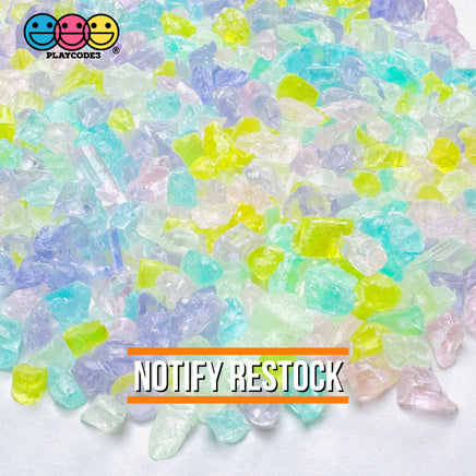 Aqua Mermaid Mixes Silica Acrylic Sand 100 Grams Slime Filler Fake Lava Rock Candy Sprinkle