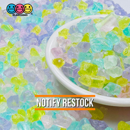 Aqua Mermaid Mixes Silica Acrylic Sand 100 Grams Slime Filler Fake Lava Rock Candy Sprinkle