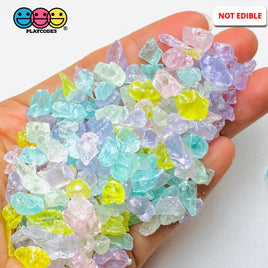 Aqua Mermaid Mixes Silica Acrylic Sand 100 Grams Slime Filler Fake Lava Rock Candy Sprinkle