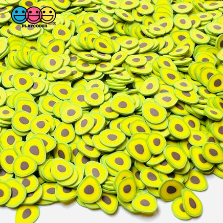 Avocado Halves Polymer Clay Fimo Fake Sprinkles 5Mm Sprinkle