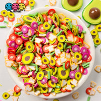 Avocado Toast Mix Fimo Fake Sprinkles Faux Avocados Food Confetti Funfetti Sprinkle