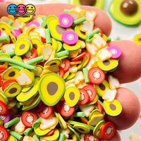 Avocado Toast Mix Fimo Fake Sprinkles Faux Avocados Food Confetti Funfetti Sprinkle