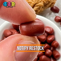 Azuki Red Beans Realistic Imitation Fake Food Bean Faux Vegetables Japanese Life Like Plastic Resin