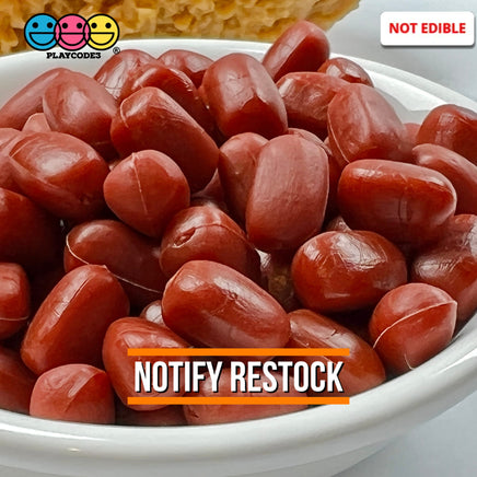 Azuki Red Beans Realistic Imitation Fake Food Bean Faux Vegetables Japanese Life Like Plastic Resin