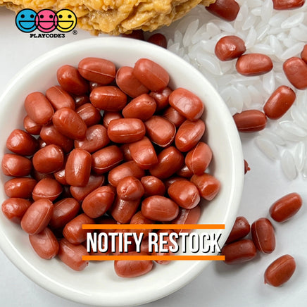 Azuki Red Beans Realistic Imitation Fake Food Bean Faux Vegetables Japanese Life Like Plastic Resin