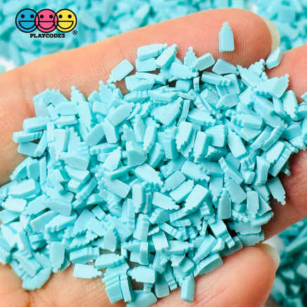 Baby Shower Blue Bottle Pink Bodysuits 5Mm Fake Clay Sprinkles Decoden Fimo Jimmies Sprinkle