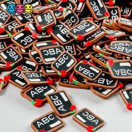 Back To School Blackboard Abc Fake Clay Sprinkles Decoden Fimo Jimmies Playcode3 Llc Sprinkle