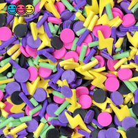 Back To The 80S Theme Fake Sprinkle Mix Fimo Confetti Bake Sprinkles Funfetti 20 Grams