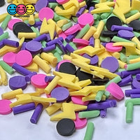 Back To The 80S Theme Fake Sprinkle Mix Fimo Confetti Bake Sprinkles Funfetti