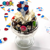 Balloons Independence Day 4Th Of July Planar Patriotic Balloon Planars Decoden 10Pcs