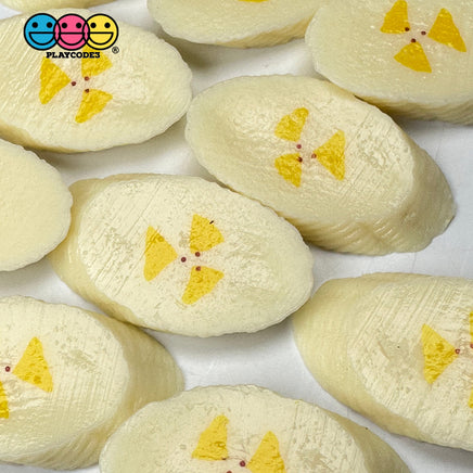 Banana Angled Slices Imitation Fake Food Life Like Bendable Plastic Resin 10 Pcs Playcode3 Llc