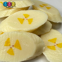 Banana Angled Slices Imitation Fake Food Life Like Bendable Plastic Resin 10 Pcs Playcode3 Llc
