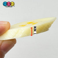Banana Angled Slices Imitation Fake Food Life Like Bendable Plastic Resin 10 Pcs Playcode3 Llc
