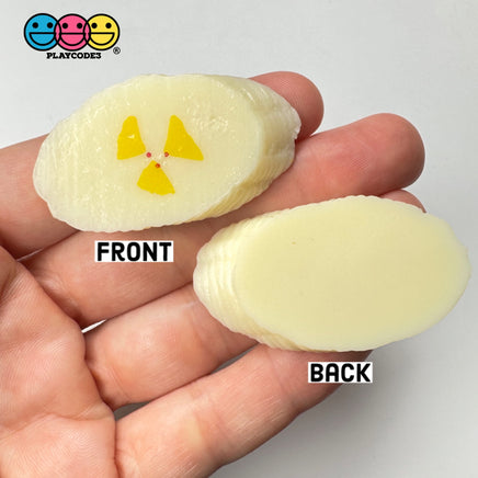 Banana Angled Slices Imitation Fake Food Life Like Bendable Plastic Resin 10 Pcs Playcode3 Llc