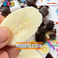 Banana Angled Slices Realistic Imitation Fake Food Life Like Bendable Plastic Resin 10 Pcs Playcode3