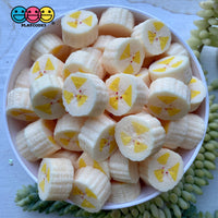 Banana Chunks Real Size Realistic Fake 3D Charms (10 Pcs) Charm