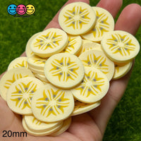 Banana Large Fimo Slices Polymer Clay Bananas Fake Sprinkles 20/10Mm Sprinkle