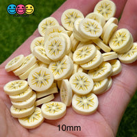 Banana Large Fimo Slices Polymer Clay Bananas Fake Sprinkles 20/10Mm Sprinkle