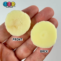 Banana Slices Realistic Imitation Fake Food Life Like Bendable Plastic Resin 10 Pcs