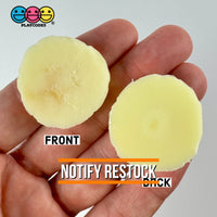 Banana Slices Realistic Imitation Fake Food Life Like Bendable Plastic Resin 10 Pcs
