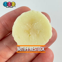 Banana Slices Realistic Imitation Fake Food Life Like Bendable Plastic Resin 10 Pcs